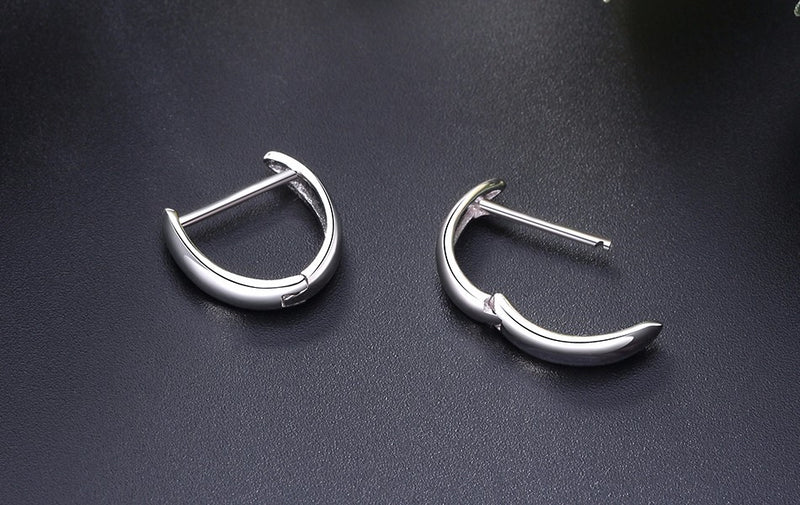 925 Sterling Silver Hoop Earrings