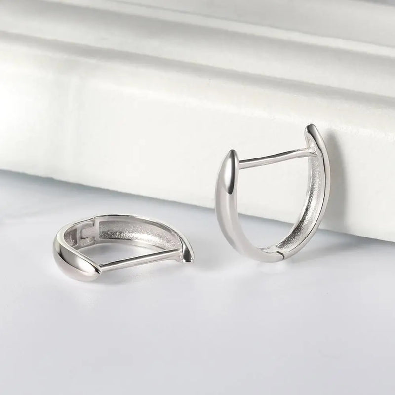 925 Sterling Silver Hoop Earrings