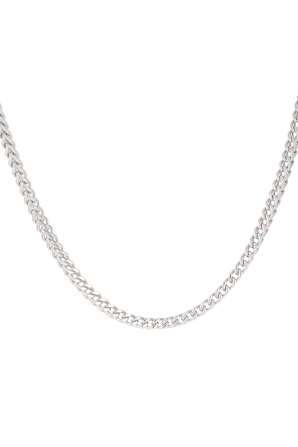 Silver Mens Chain Necklace