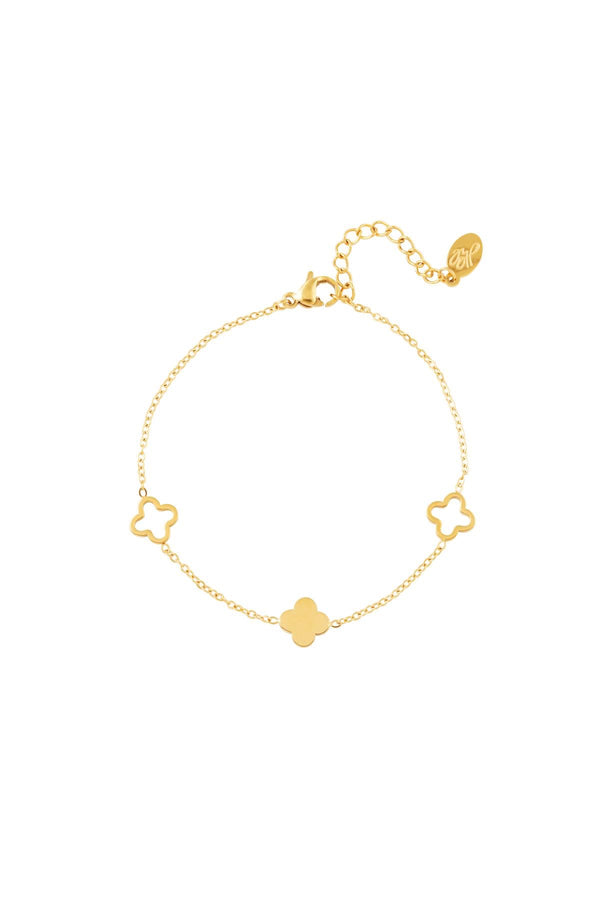 Gold Clover Bracelet