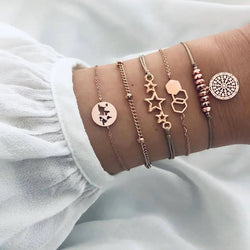 World Of Stars Boho Stacking Bracelet Set