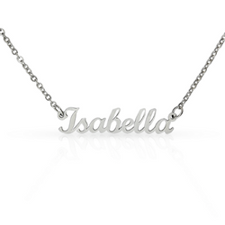 Personalised Silver Name Necklace
