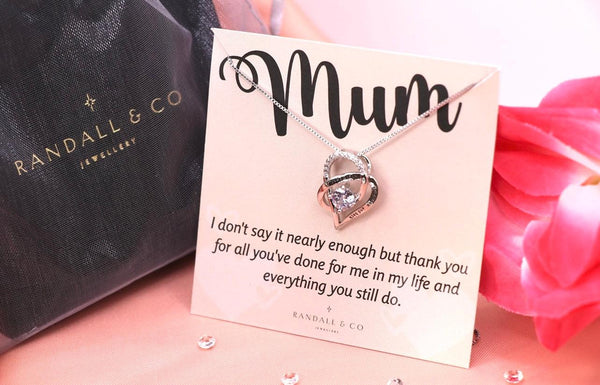 Thank You Mum - I Love You To The Moon and Back Necklace