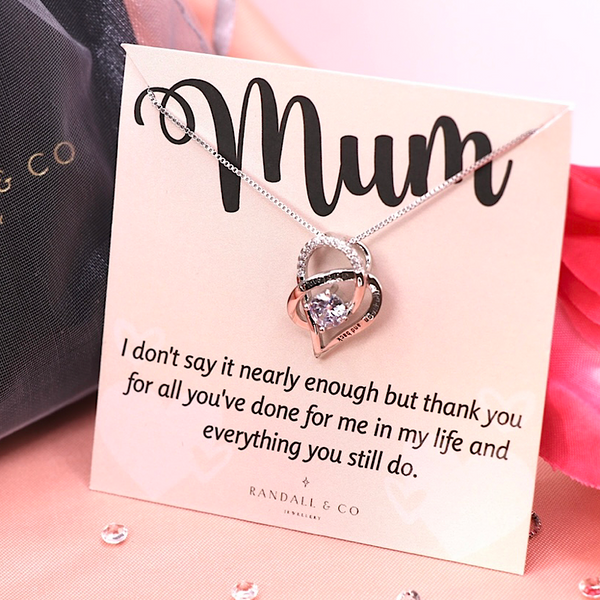 Thank You Mum - I Love You To The Moon and Back Necklace