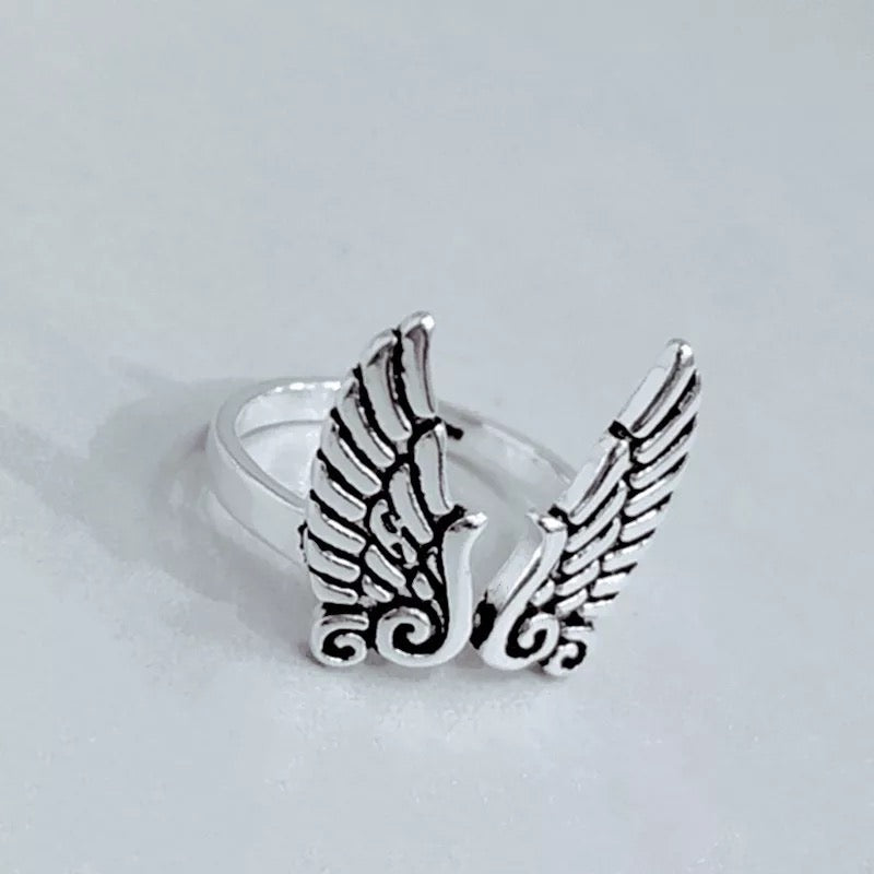 Angel Wings Adjustable Ring